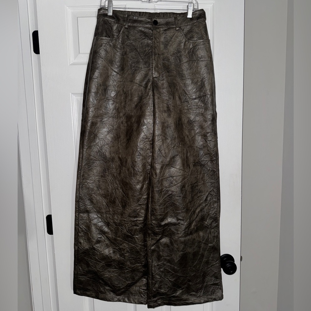 FASHION NOVA FAUX LEATHER PANTS